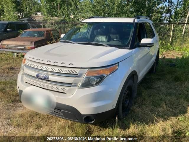 2013 Ford Explorer, Hail, IAAI, VIN 1FM5K8F8XDGA00298 — photo 2