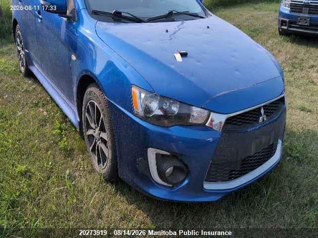 Vin: ja32u2fu7hu604196, lot: 10284903, mitsubishi lancer se 20171
