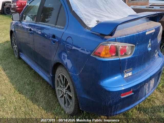 Vin: ja32u2fu7hu604196, lot: 10284903, mitsubishi lancer se 20173