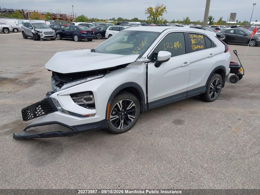 Vin: ja4atuaa8sz611445, lot: 10284971, mitsubishi eclipse cross es 20252