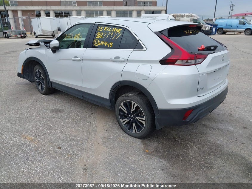Vin: ja4atuaa8sz611445, lot: 10284971, mitsubishi eclipse cross es 20253