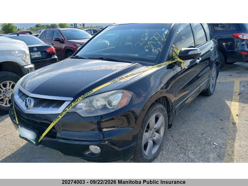 2007 Acura RDX, Заднє скло, IAAI, VIN 5J8TB18557A801588 — фото 2