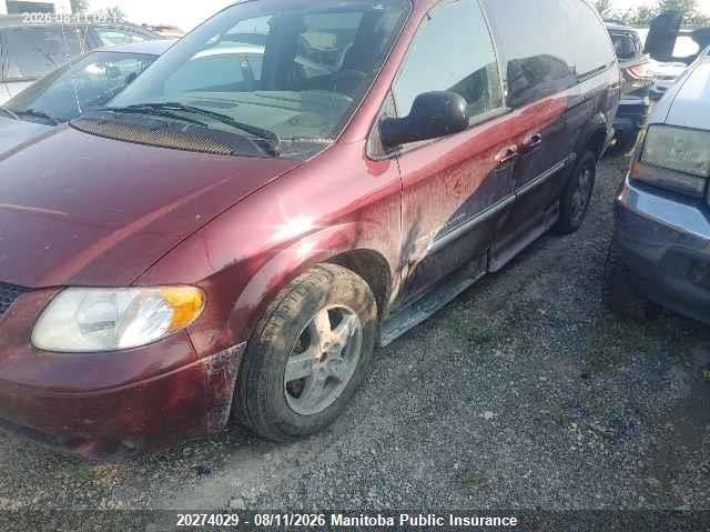 2003 Dodge Caravan, Right Side, IAAI, VIN 2D4GP54L13R145590 — photo 2