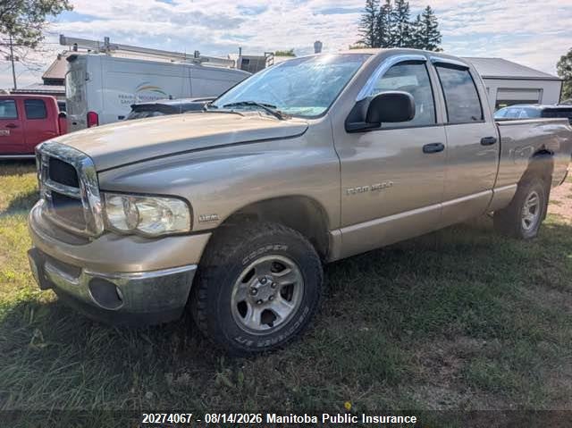 2004 DODGE RAM 1500 QUAD CAB PICKUP 5.7L V8 FI F