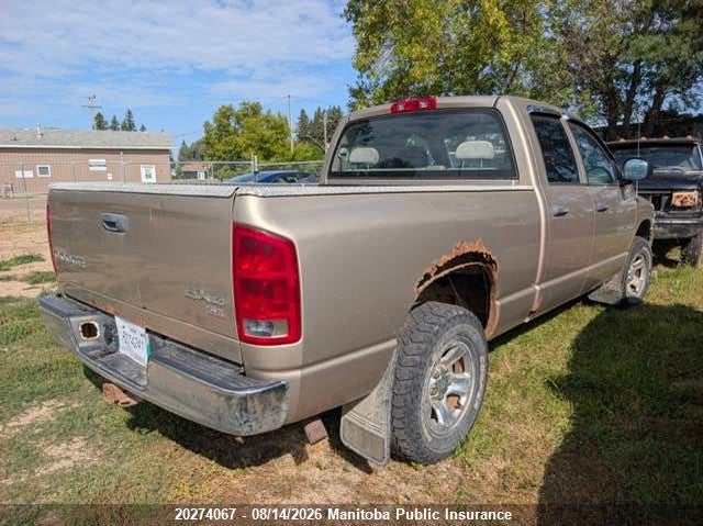 2004 DODGE RAM 1500 QUAD CAB PICKUP 5.7L V8 FI F