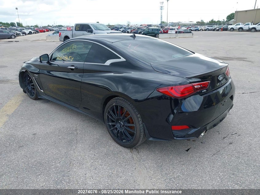 Vin: jn1fv7el9km440482, lot: 10285060, infiniti q60 red sport 400 20193