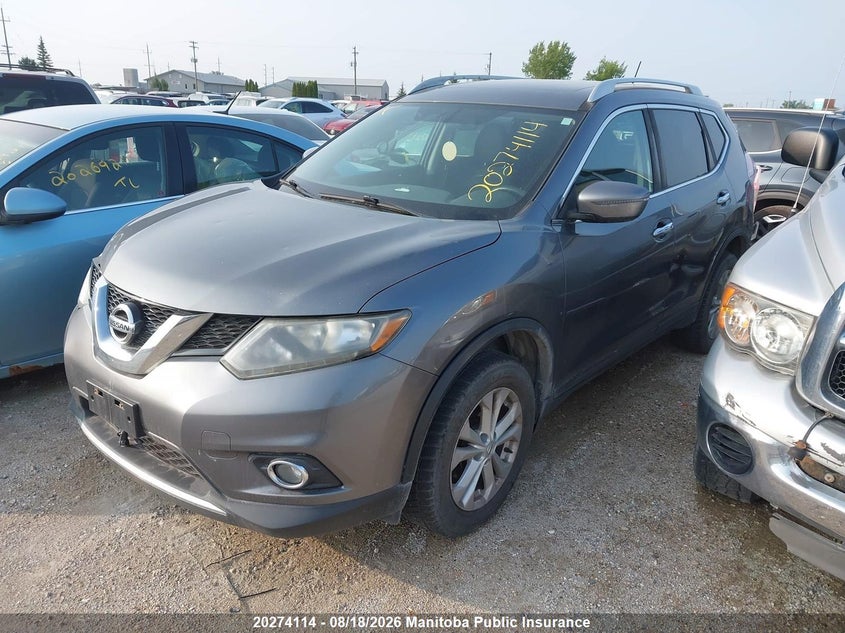 2016 Nissan Rogue, Град, IAAI, VIN 5N1AT2MV4GC841773 — фото 2