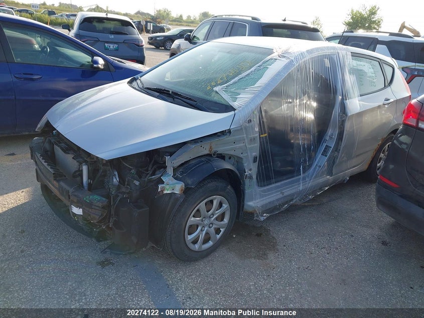 2014 Hyundai Accent, Left Side, IAAI, VIN KMHCT5AE9EU162748 — photo 2