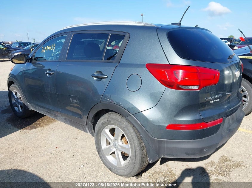 Vin: kndpbcac1e7552530, lot: 10285107, kia sportage lx 20143