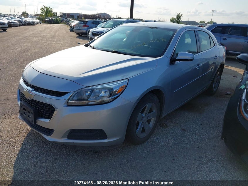 2016 Chevrolet Malibu, Hail, IAAI, VIN 1G11B5SA3GF140805 — photo 2