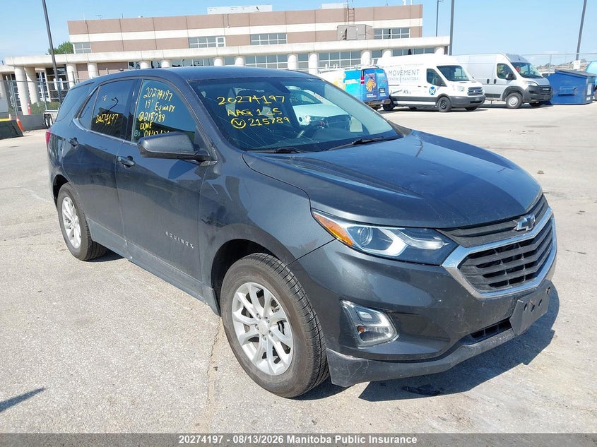 Vin: 2gnaxuev7k6215789, lot: 10285181, chevrolet equinox lt 20191