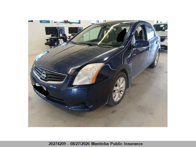 2012 NISSAN SENTRA SEDAN 2.0L I4 FI DOHC 16V NF4