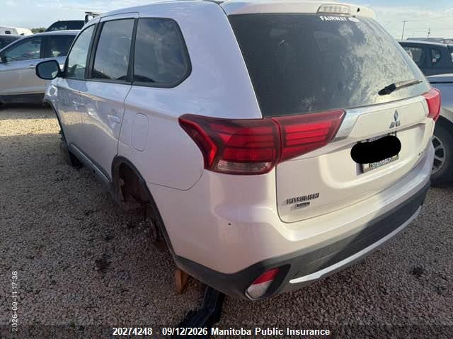 Vin: ja4az2a37jz606515, lot: 10285232, mitsubishi outlander es 20183