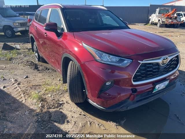 Vin: 5tdkbrch7ts724889, lot: 10285294, toyota highlander xle hev null 2026 img_1