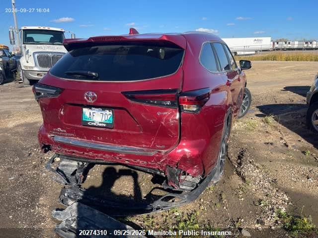 Vin: 5tdkbrch7ts724889, lot: 10285294, toyota highlander xle hev null 20264