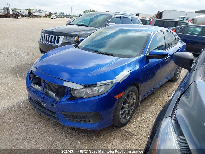 2017 Honda Civic, Front, IAAI, VIN 2HGFC2E59HH021388 — photo 2