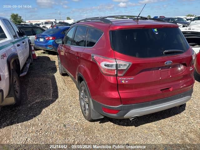 Vin: 1fmcu9gd9hua41709, lot: 10285426, ford escape se 20173
