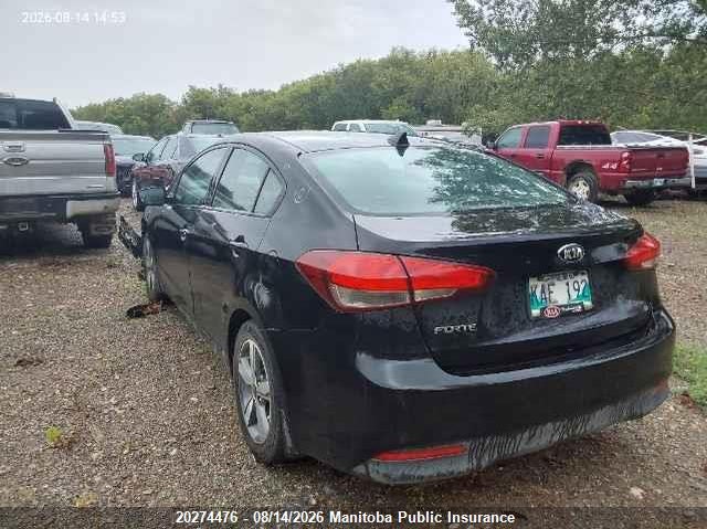 Vin: 3kpfl4a76je267057, lot: 10285460, kia forte lx+ 20183