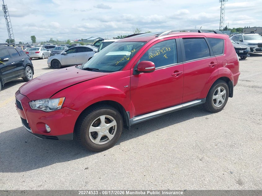 2013 Mitsubishi Outlander, Правий перед, IAAI, VIN JA4JT5AXXDU600313 — фото 2