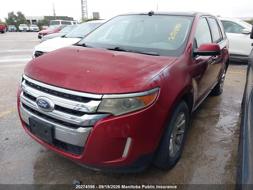 Vin: 2fmdk4jc0dbb22871, lot: 10285582, ford edge sel 20132