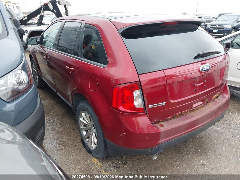 Vin: 2fmdk4jc0dbb22871, lot: 10285582, ford edge sel 20133