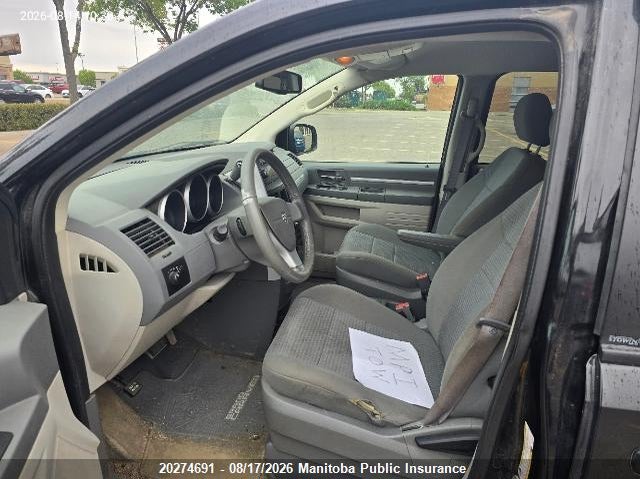 2009 DODGE CARAVAN VAN 3.3L V6 FI OHV 12V NF2