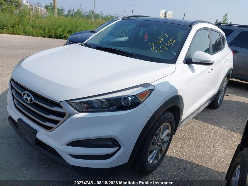 2018 Hyundai Tucson, Град, IAAI, VIN KM8J3CA48JU743588 — фото 2