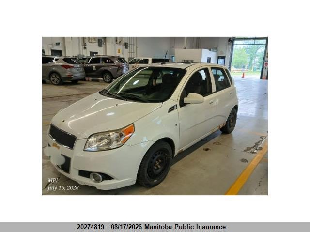 2010 Chevrolet Aveo, Удар спереду, IAAI, VIN 3G1TC6DE3AL111149 — фото 2