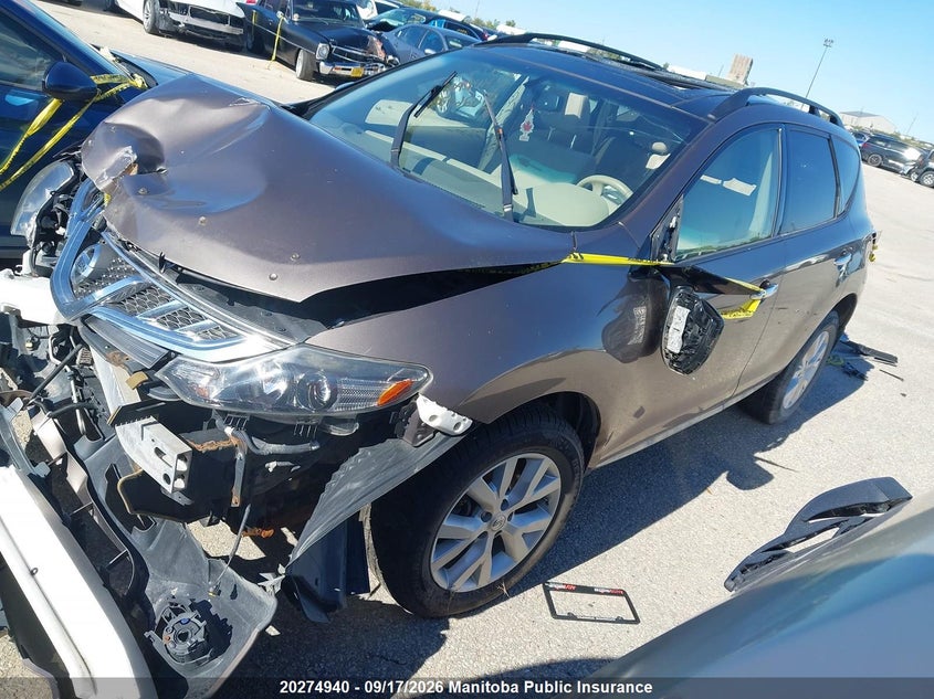 Vin: jn8az1mw2ew526024, lot: 10285924, nissan murano sv 20142