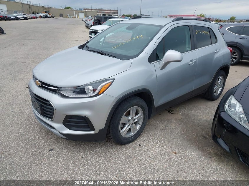 Vin: 3gncjlsb9jl347154, lot: 10285928, chevrolet trax lt 20182