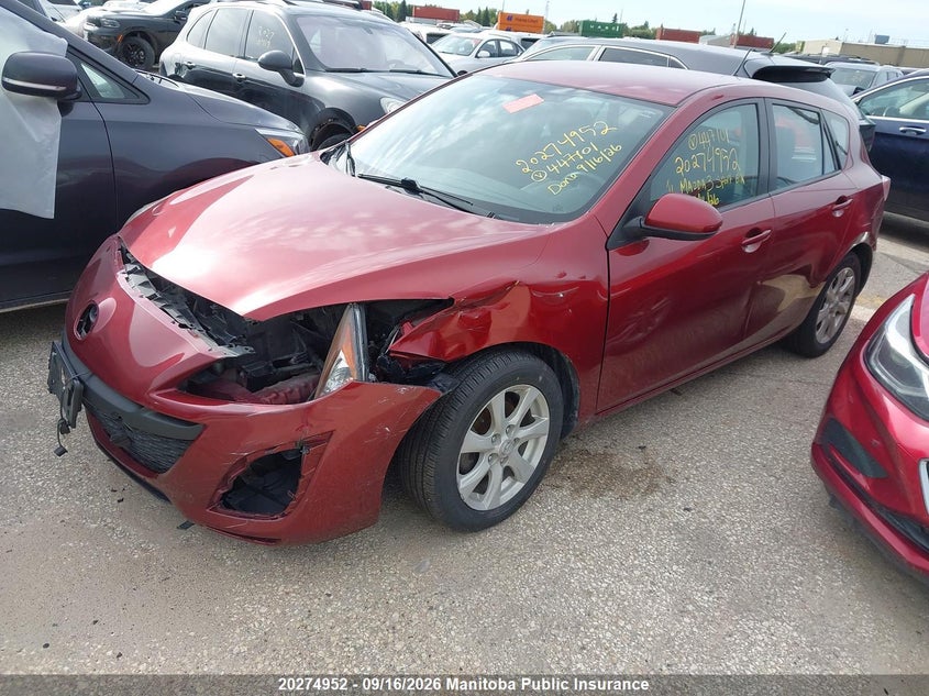 Vin: jm1bl1kf8b1447101, lot: 10285936, mazda 3 mazda sport gx 20112