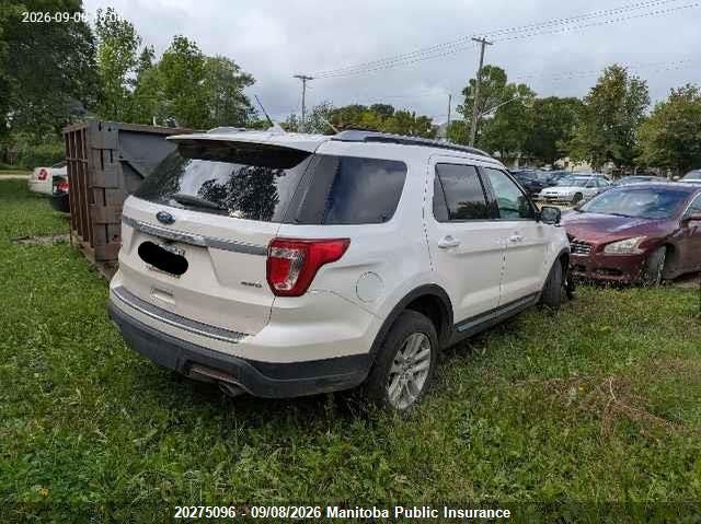 Vin: 1fm5k8d82jgc07931, lot: 10286080, ford explorer xlt 20184