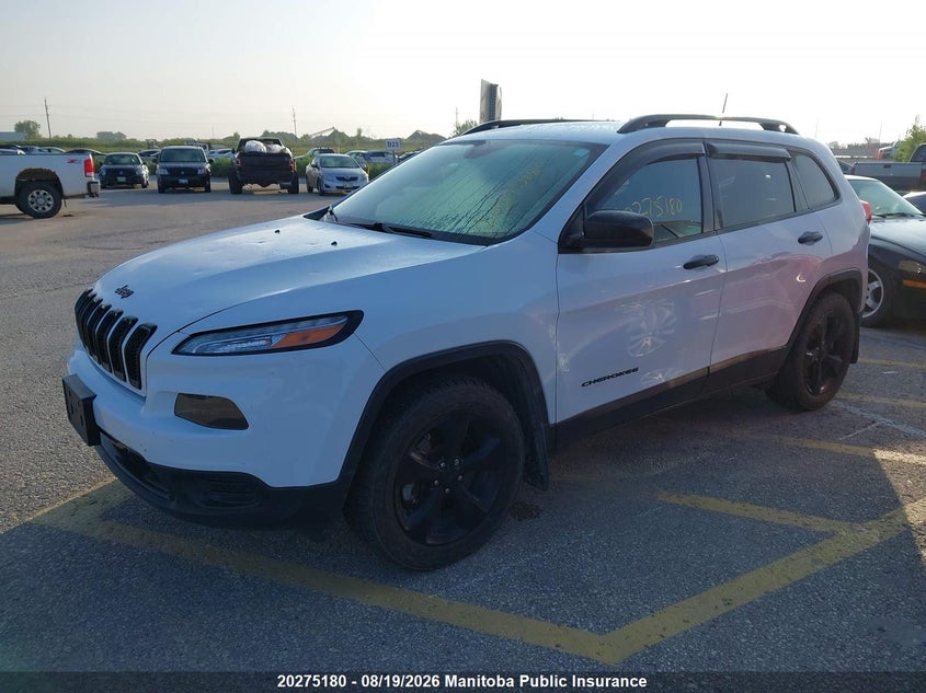 2017 Jeep Cherokee, Hail, IAAI, VIN 1C4PJMAS9HW566492 — photo 2