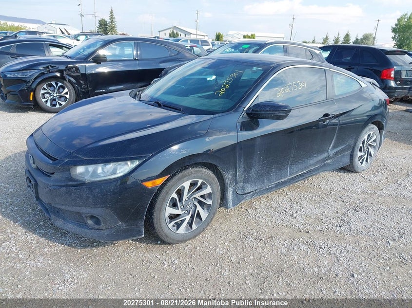 2018 Honda Civic, Hail, IAAI, VIN 2HGFC4B68JH401210 — photo 2