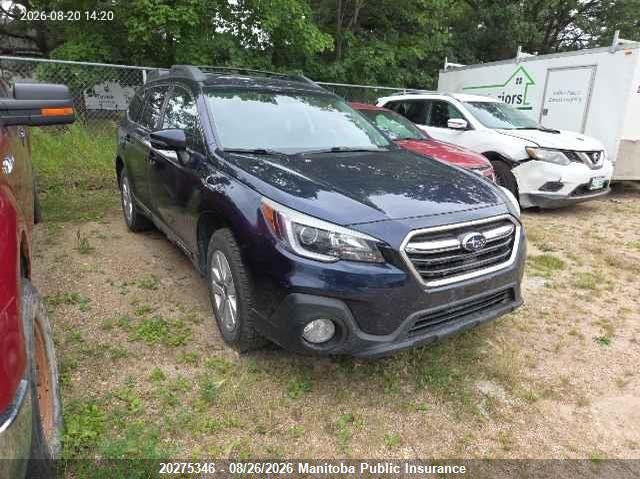 Vin: 4s4bsdgc4j3248905, lot: 10286330, subaru outback 2.5i touring 20181