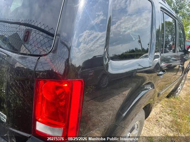 Vin: 5fnyf4h90bb505861, lot: 10286360, honda pilot touring 20114