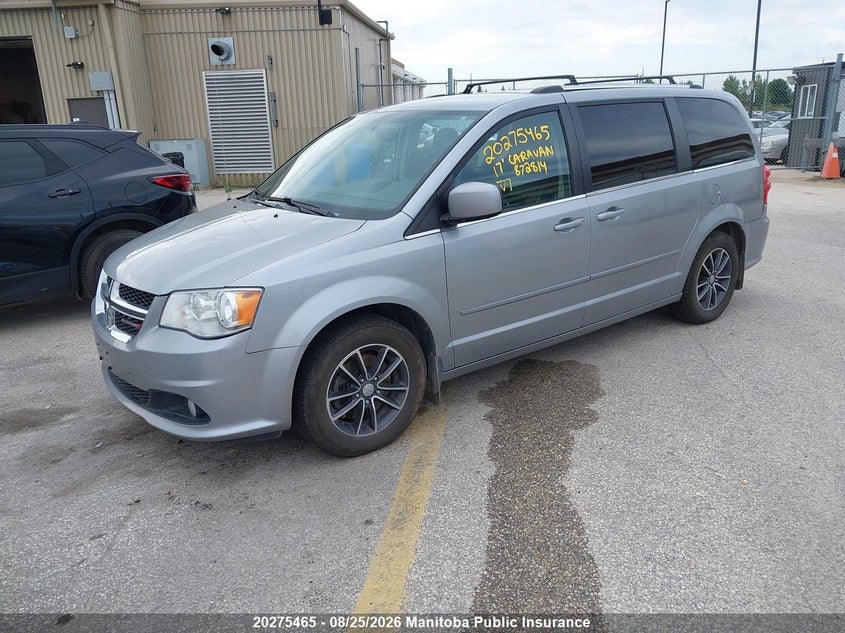 2017 Dodge Caravan, Град, IAAI, VIN 2C4RDGBG6HR872814 — фото 2