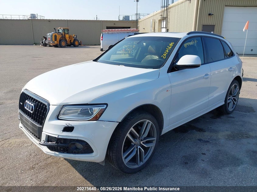 2015 Audi Q5, Front, IAAI, VIN WA1WFCFP0FA079603 — photo 2