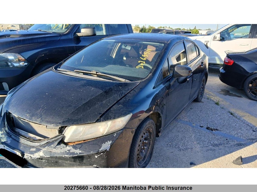 2015 Honda Civic, Water, IAAI, VIN 2HGFB2F46FH042804 — photo 2