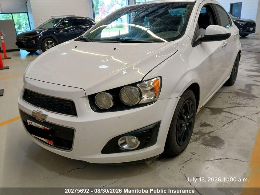 2014 Chevrolet Sonic, Левый зад, IAAI, VIN 1G1JC5EH5E4189406 — фото 2