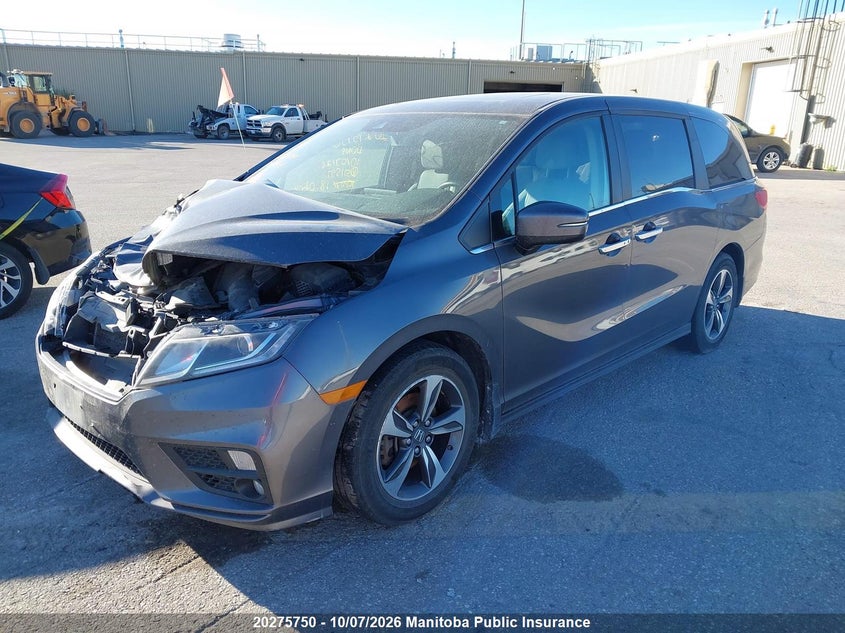 Vin: 5fnrl6h41jb511597, lot: 10286734, honda odyssey ex 20182