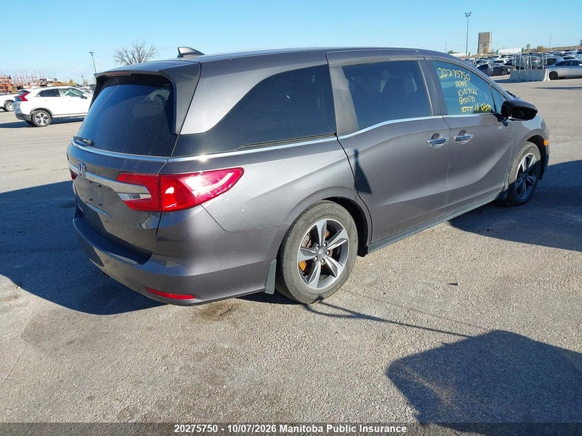 Vin: 5fnrl6h41jb511597, lot: 10286734, honda odyssey ex 20184