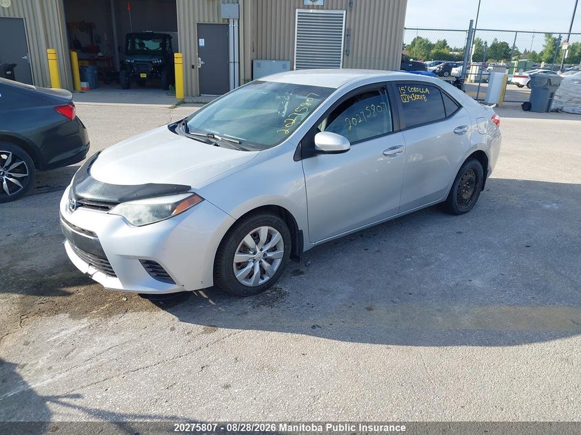 Vin: 2t1burhe8fc430018, lot: 10286791, toyota corolla le 20152