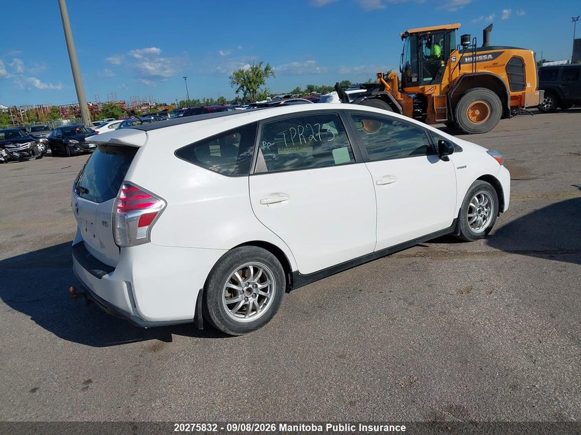 Vin: jtdzn3eu1gj053929, lot: 10286816, toyota prius v 20164