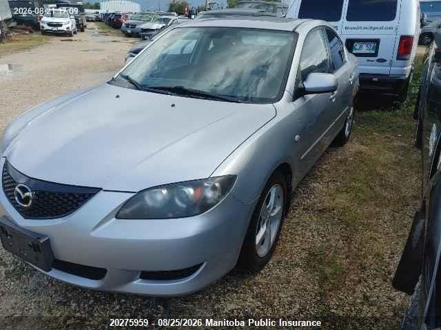 2006 Mazda 3, Hail, IAAI, VIN JM1BK12F161413073 — photo 2