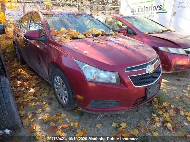 Vin: 1g1pf5s98b7146753, lot: 10287026, chevrolet cruze lt turbo 20112