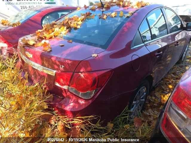 Vin: 1g1pf5s98b7146753, lot: 10287026, chevrolet cruze lt turbo 20113