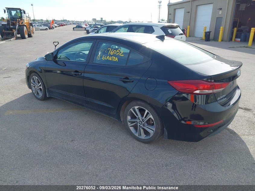Vin: kmhd84lf5hu090327, lot: 10287036, hyundai elantra gl 20173