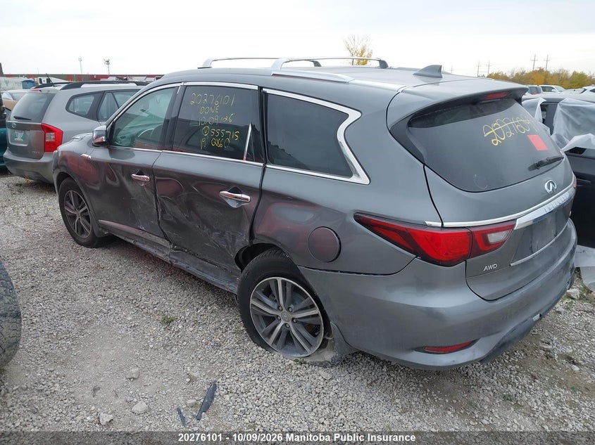 Vin: 5n1dl0mm4kc555715, lot: 10287085, infiniti qx60 pure 20193
