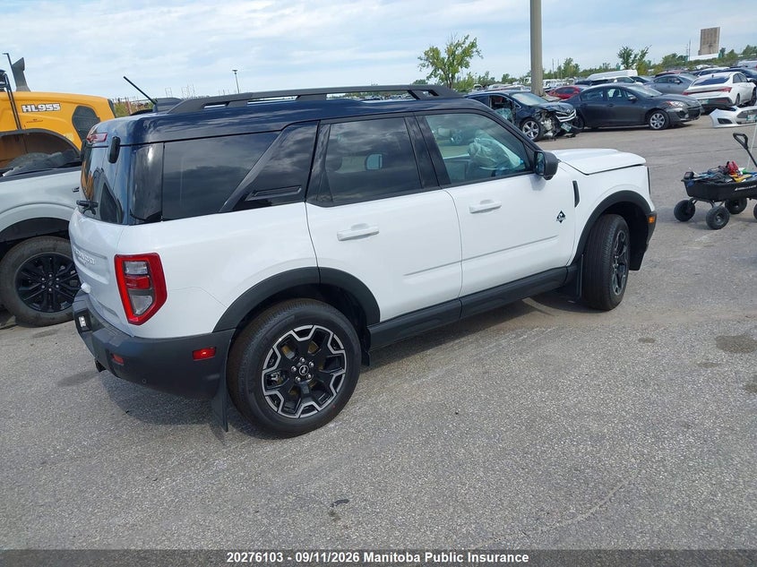 Vin: 3fmcr9cn5tre85251, lot: 10287087, ford bronco sport outer banks 20264